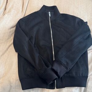 Men's Black Bomber Jacket- Zara- large